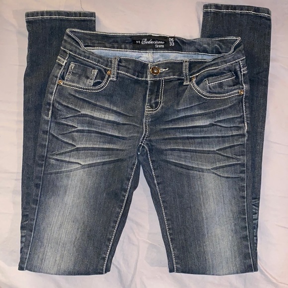 size 5 sirens seduction low rise skinny jean - Picture 1 of 3